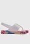 Chinelo Infantil Mini Melissa Flipflop Shiny Bb M Branco - Marca Mini Melissa