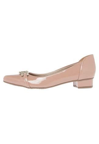 Sapatilha DAFITI SHOES Recortes Nude - Compre Agora