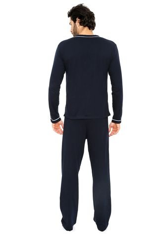 Pijama Lupo Comfort Azul-Marinho