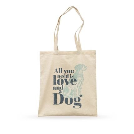 Ecobag Love And Dog - Marca Studio Geek 