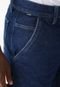 Bermuda Jeans Element Reta Liso Azul - Marca Element