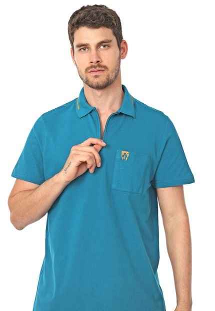 Camisa Polo Mr Kitsch Reta Friso Verde - Marca MR. KITSCH