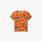 Conjunto Infantil Menino Camiseta   Bermuda Kyly Laranja - Marca Kyly
