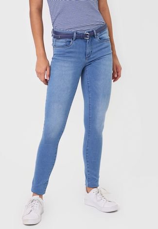 Calça Jeans Only Skinny Lisa Azul