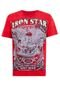 Camiseta Iron Star Botton Vermelha - Marca Iron Star