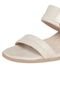 Tamanco Comfortflex Animal Print Off-White - Marca Comfortflex