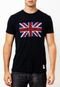 Camiseta Gola Reino Unido Preta - Marca Gola