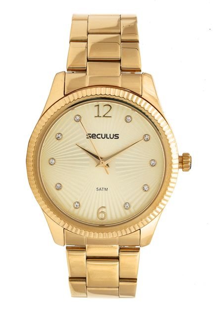 Relógio Seculus 20569LPSVDS1 Dourado - Marca Seculus