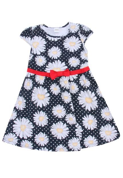 Vestido Elian Flores Infantil Azul - Marca Elian