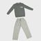 Pijama Xadrez Winter Cinza - Infantil - Marca Hygge Homewear