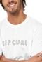 Camiseta Rip Curl Keyline Fleece Word Branca - Marca Rip Curl