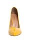 Scarpin FiveBlu Bico Fino Amarelo - Marca FiveBlu