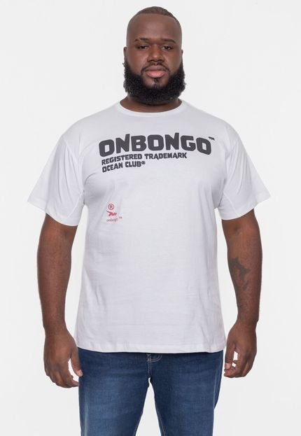 Camiseta Onbongo Plus Size Rocks Branca - Marca Onbongo