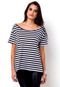 Blusa Mercatto Navy Listra - Marca Mercatto