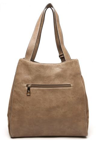 Bolsa Tote WJ Cruzada Bege - Compre Agora