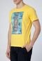 Camiseta Manga Curta Brasil Garrafa Amarela - Marca Coca-Cola Jeans