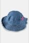 Bucket Hat Infantil em Jeans Para Menina Up Baby Azul - Marca Up Baby