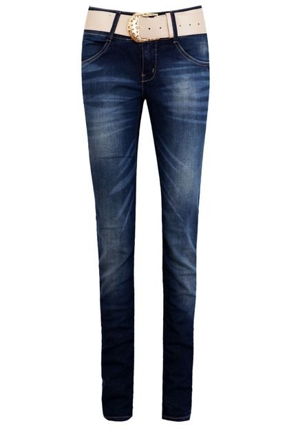 Calça Jeans Denuncia Skinny Beaultiful Azul - Marca Denuncia