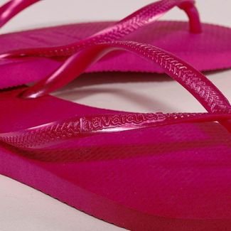 Chinelo Feminino Havaianas Slim Fc Pink Incolor