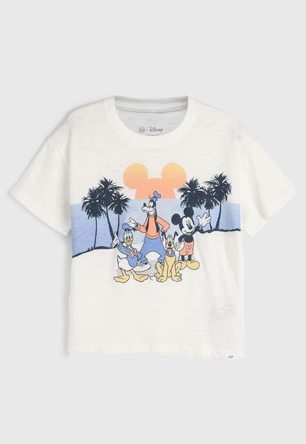 Camiseta GAP Mickey Mouse Off White - Marca GAP