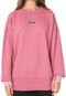 Moletom Flanelado Fechado adidas Originals Sweat Rosa - Marca adidas Originals