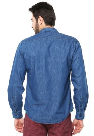 Camisa Jeans Sommer Straight Urban Azul