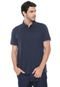 Camisa Polo Richards Reta Sel Marine Azul-marinho - Marca Richards