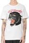 Camiseta Ed Hardy  Panther Head Branca - Marca Ed Hardy
