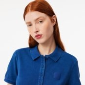 Camisa polo Lacoste piqué com efeito de lavagem Azul - Marca Lacoste