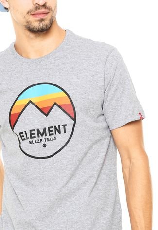 Camiseta Element Sunset Cinza