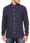 Camisa Sergio K Reta Oxford Azul-Marinho - Marca Sergio K