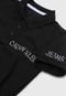 Camisa Polo Calvin Klein Kids Infantil Logo Preta - Marca Calvin Klein Kids