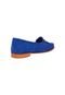 Mocassim Couro Santa Lolla Marine Azul - Marca Santa Lolla