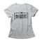 Camiseta Feminina Allergic To Idiots - Mescla Cinza - Marca Studio Geek 