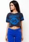 Blusa Cavalera Cropped College Preta - Marca Cavalera