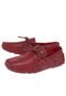 Mocassim Couro M. Officer Clean Vermelho - Marca M. Officer