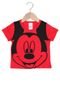 Camiseta Disney by Tricae Manga Curta Menino Vermelho - Marca Disney by Tricae