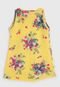 Vestido Rovitex Infantil Floral Amarelo - Marca Rovitex