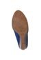 Scarpin Beira Rio Anabela Basic Azul - Marca Beira Rio