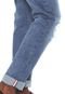 Calça Jeans Lacoste Reta Destroyed Azul - Marca Lacoste
