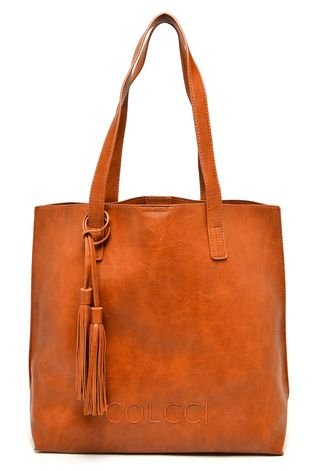 Bolsa Colcci Sacola Tassel Caramelo