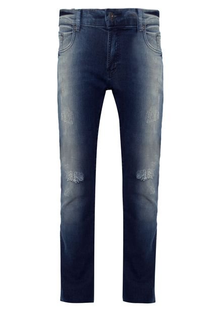 Calça Jeans Guess Estonada Azul - Marca Guess