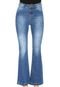Calça Jeans Malwee Flare Estonada Azul - Marca Malwee