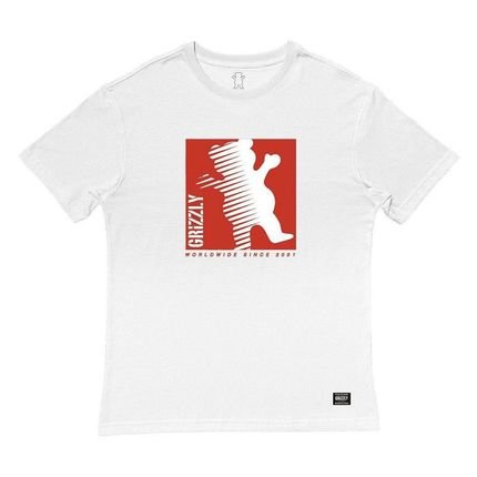Camiseta Grizzly On The Grind SS Masculina Branco - Marca Grizzly