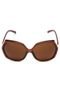 Óculos de Sol Polo London Club Geométrico Marrom/Dourado - Marca PLC