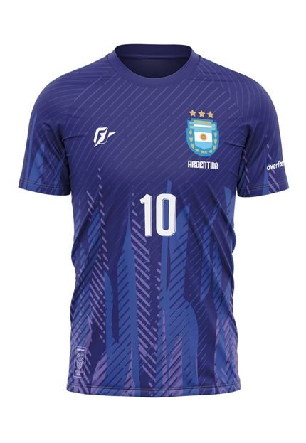 Camiseta Filtro UV Argentina Copa Torcedor Away - Marca Over Fame