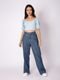 CROPPED LAISE MANGA BUFANTE AZUL CLARO - Marca RAIZZIS