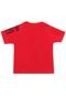 Camiseta Trick Menino Escrita Vermelha - Marca Trick