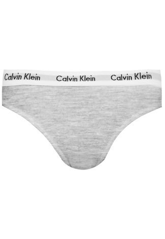 Calcinha Calvin Klein Underwear Tanga Cinza - Compre Agora
