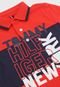 Camisa Polo Tommy Hilfiger Kids Infantil Lettering Laranja - Marca Tommy Hilfiger Kids